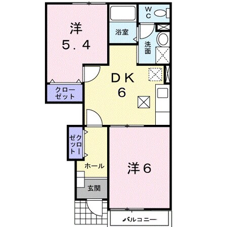 アルバエスペランサⅡの物件間取画像